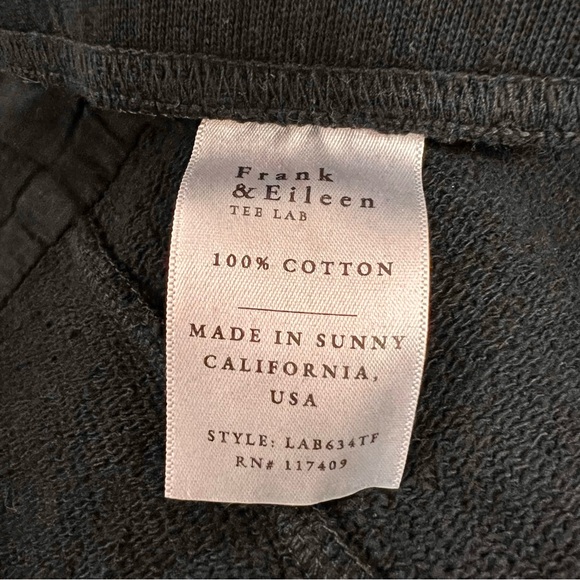 Frank & Eileen Catherine Favorite Cropped Wide Sweatpants Triple Fleece Navy - Picture 7 of 14
